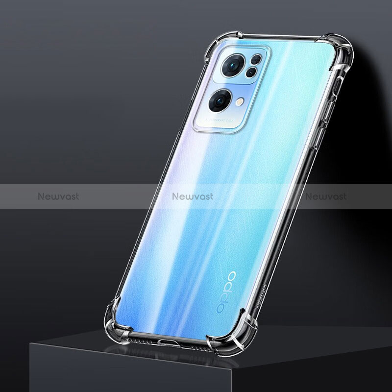 Ultra-thin Transparent TPU Soft Case T07 for Oppo Reno7 Pro 5G Clear