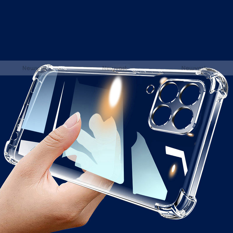 Ultra-thin Transparent TPU Soft Case T07 for Samsung Galaxy A12 Clear