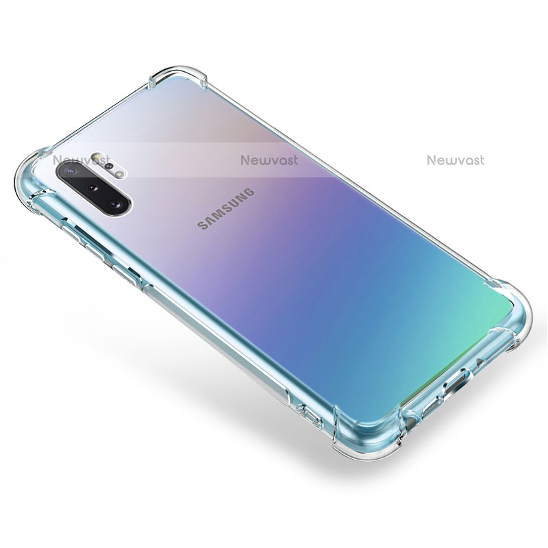 Ultra-thin Transparent TPU Soft Case T07 for Samsung Galaxy Note 10 Plus 5G Clear