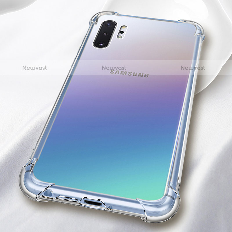 Ultra-thin Transparent TPU Soft Case T07 for Samsung Galaxy Note 10 Plus 5G Clear