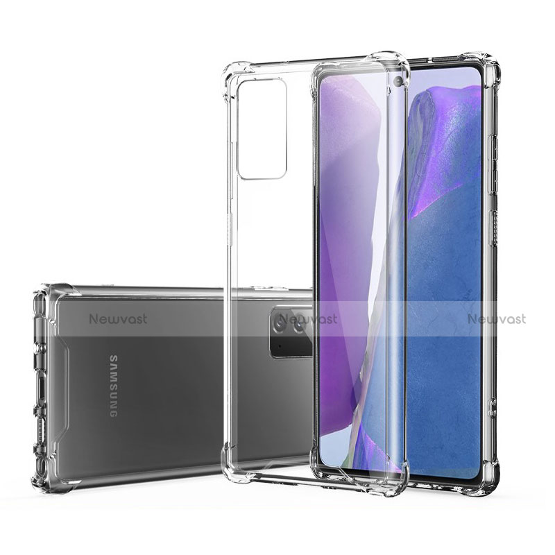 Ultra-thin Transparent TPU Soft Case T07 for Samsung Galaxy Note 20 5G Clear