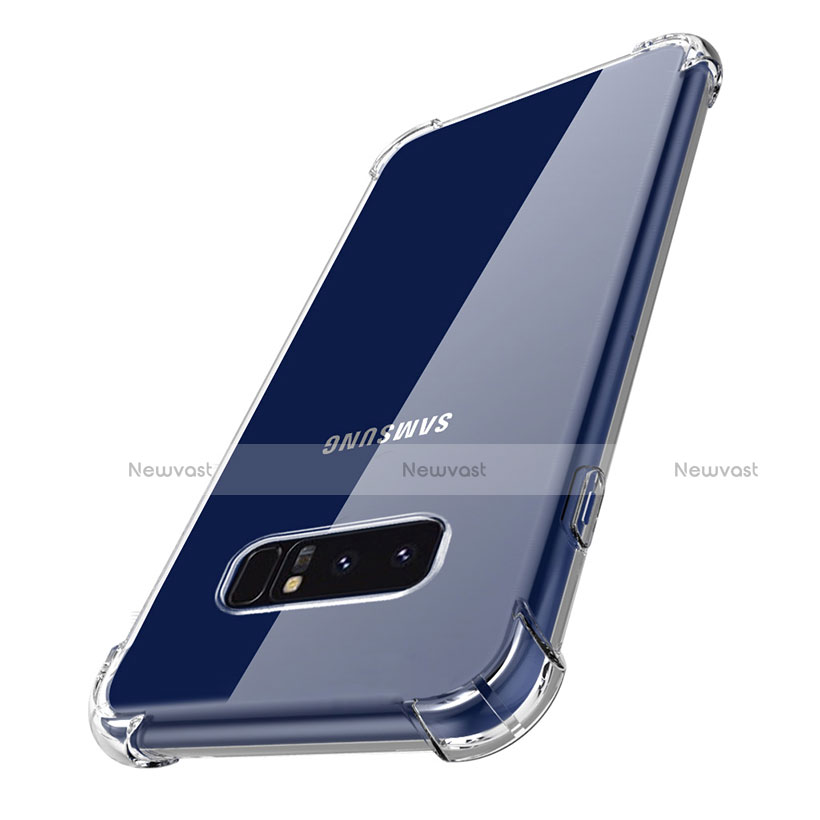 Ultra-thin Transparent TPU Soft Case T07 for Samsung Galaxy Note 8 Duos N950F Clear