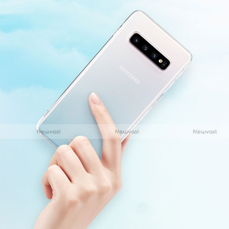 Ultra-thin Transparent TPU Soft Case T07 for Samsung Galaxy S10 Plus Clear