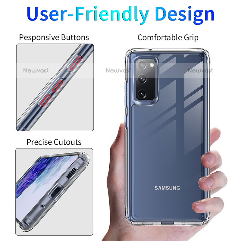 Ultra-thin Transparent TPU Soft Case T07 for Samsung Galaxy S20 5G Clear