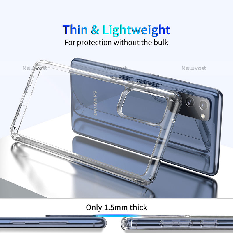 Ultra-thin Transparent TPU Soft Case T07 for Samsung Galaxy S20 5G Clear