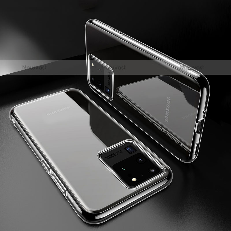 Ultra-thin Transparent TPU Soft Case T07 for Samsung Galaxy S20 Ultra 5G Clear
