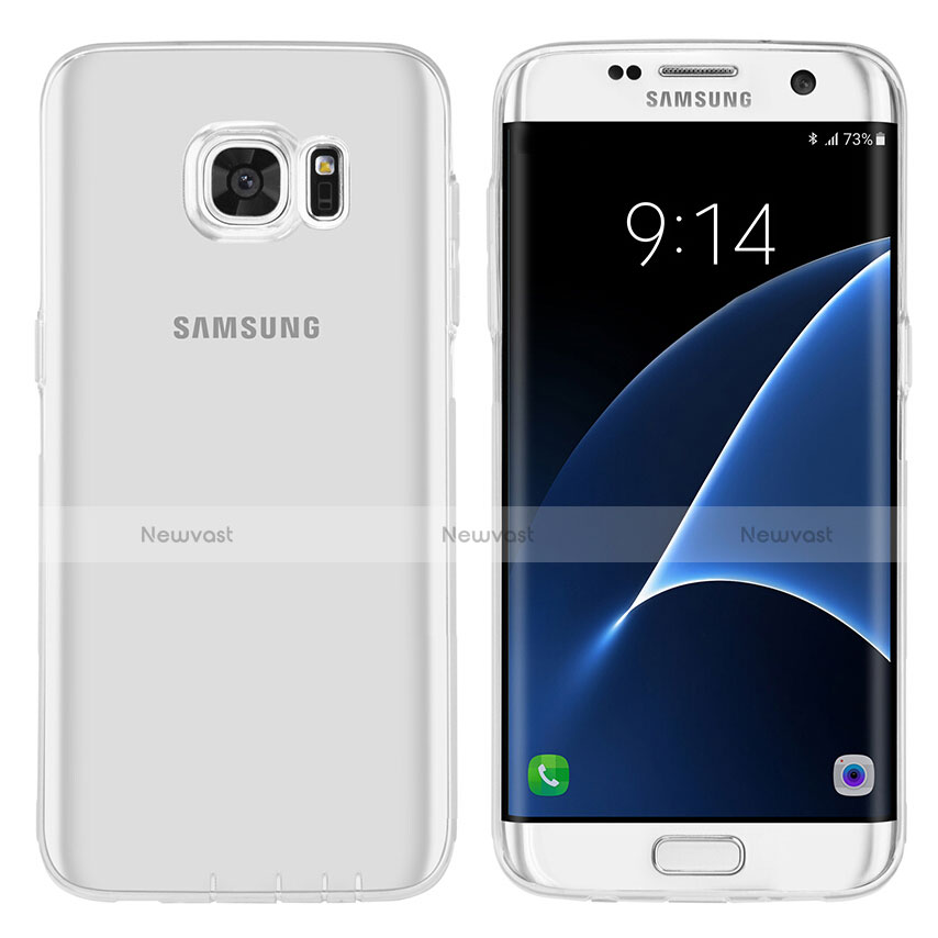 Ultra-thin Transparent TPU Soft Case T07 for Samsung Galaxy S7 Edge G935F Clear
