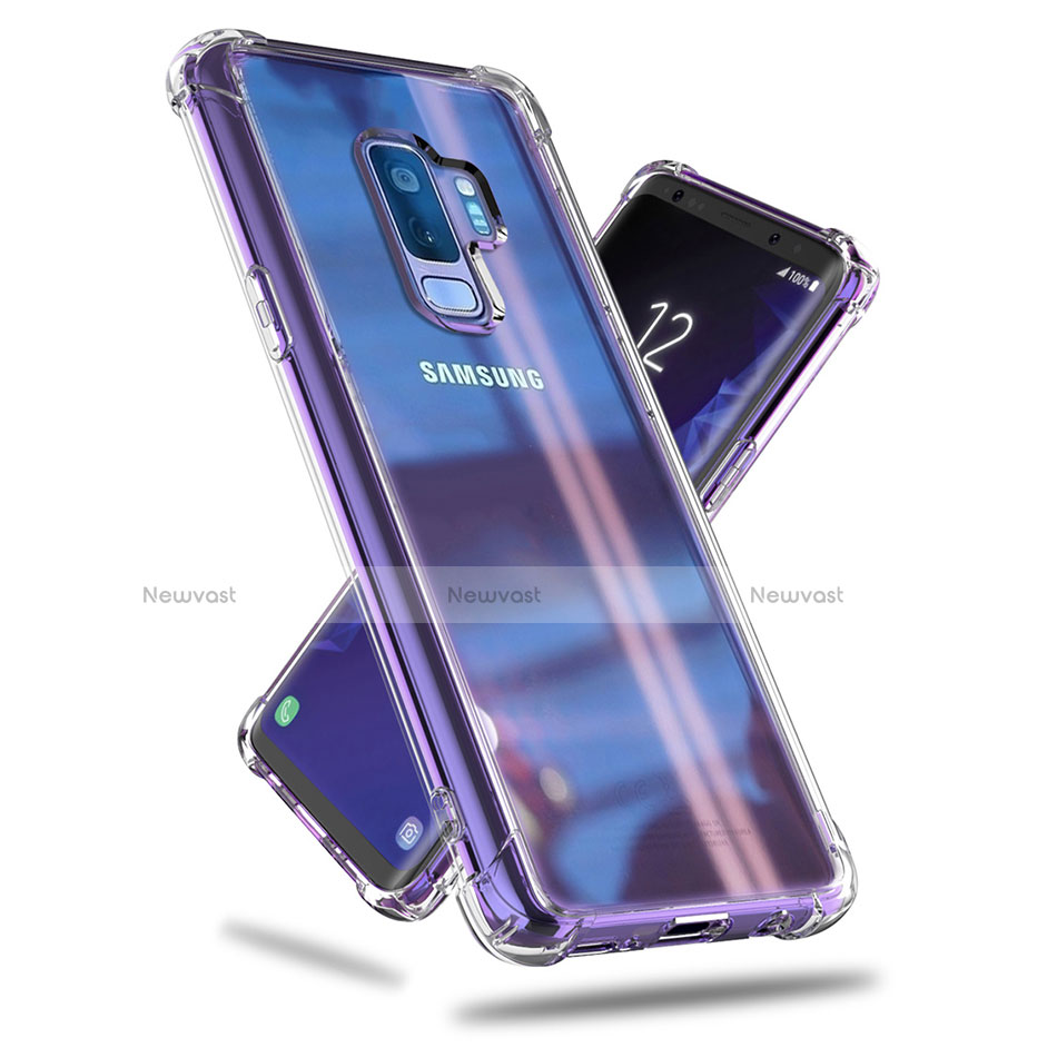 Ultra-thin Transparent TPU Soft Case T07 for Samsung Galaxy S9 Plus Clear