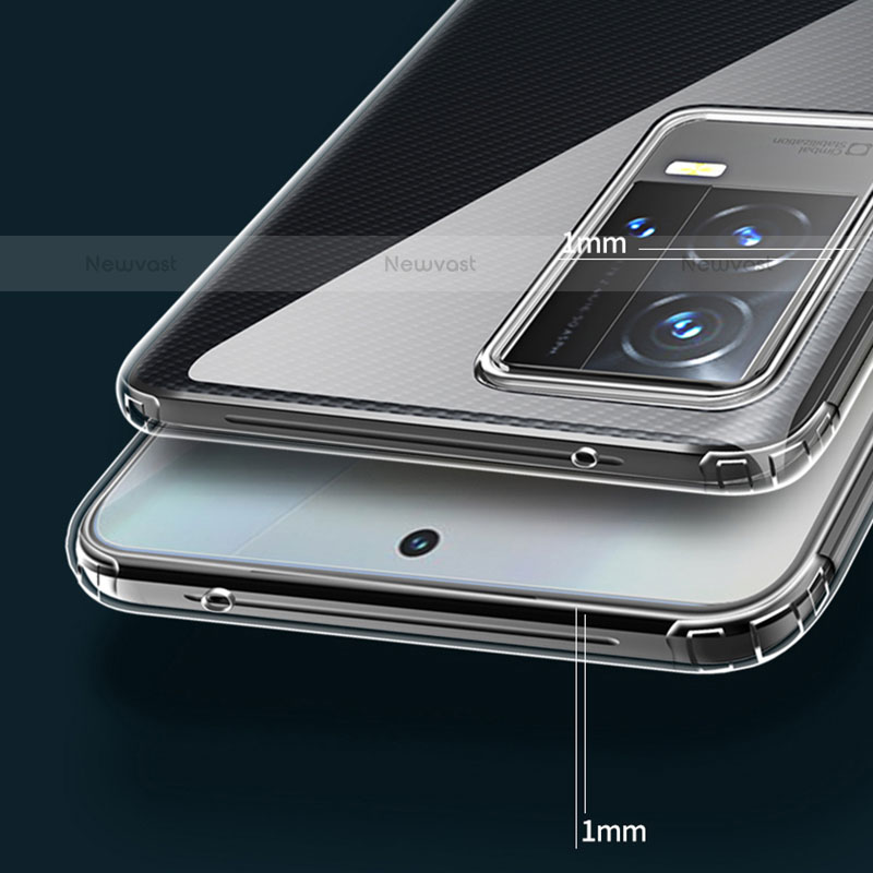 Ultra-thin Transparent TPU Soft Case T07 for Vivo iQOO 8 Pro 5G Clear