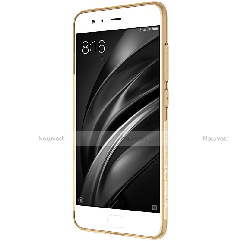Ultra-thin Transparent TPU Soft Case T07 for Xiaomi Mi 6 Gold