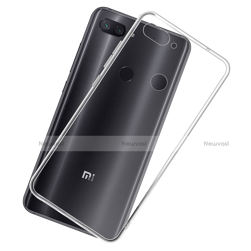 Ultra-thin Transparent TPU Soft Case T07 for Xiaomi Mi 8 Lite Clear