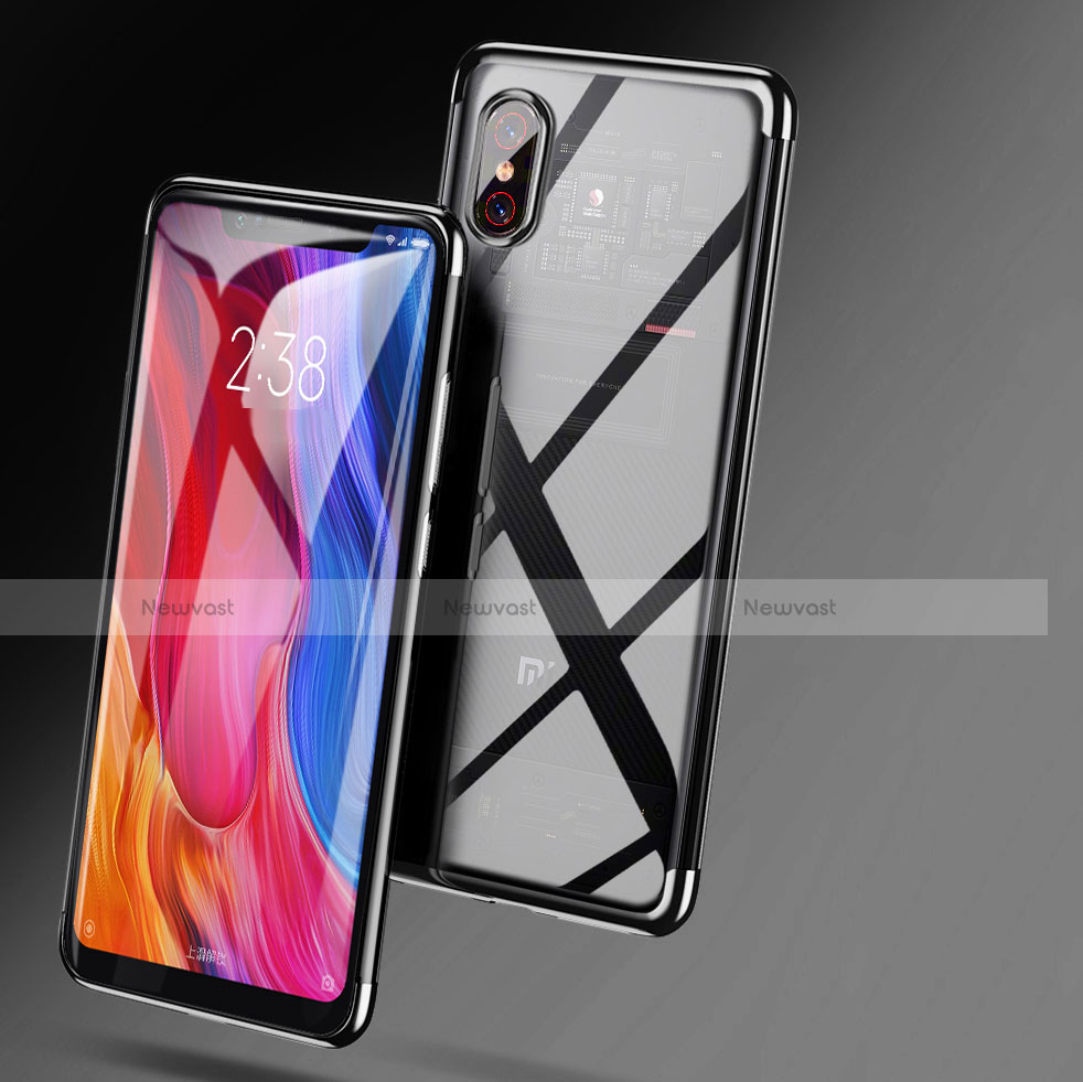 Ultra-thin Transparent TPU Soft Case T07 for Xiaomi Mi 8 Pro Global Version Clear