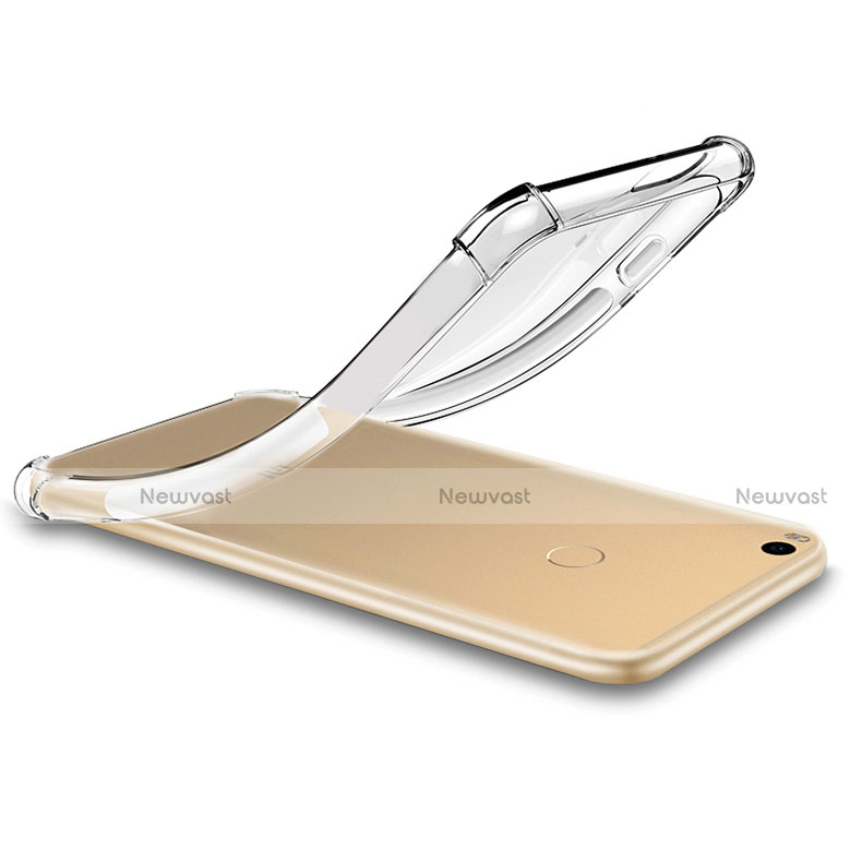 Ultra-thin Transparent TPU Soft Case T07 for Xiaomi Mi Max 2 Clear
