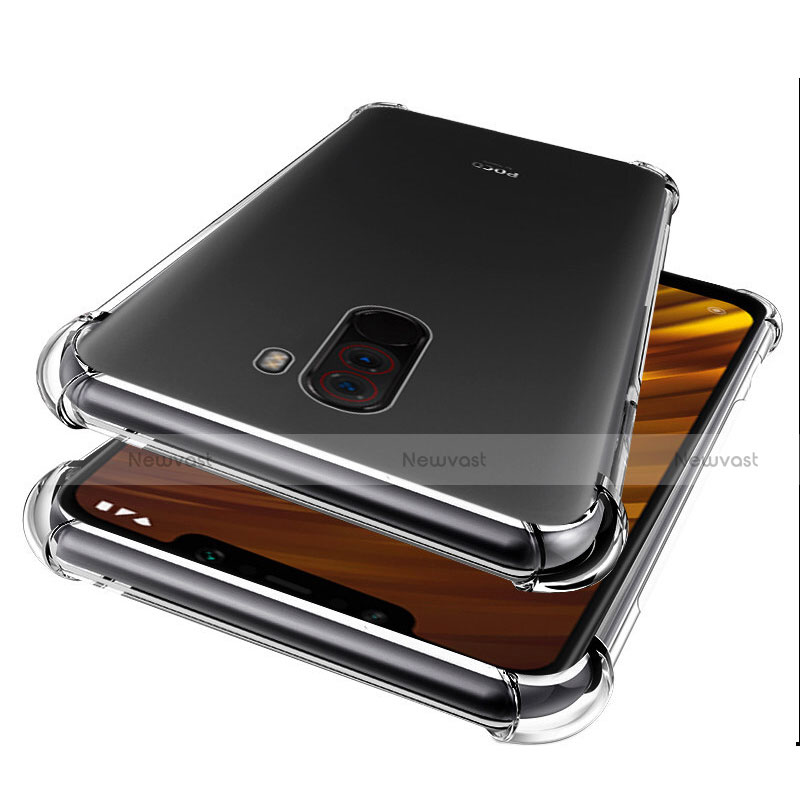 Ultra-thin Transparent TPU Soft Case T07 for Xiaomi Pocophone F1 Clear