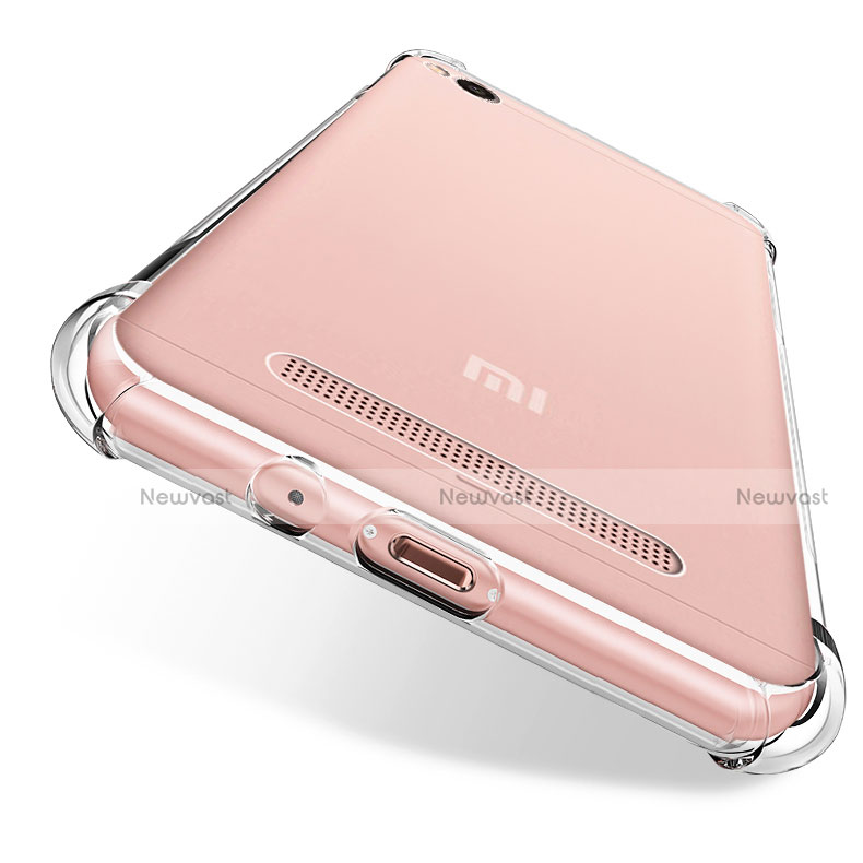 Ultra-thin Transparent TPU Soft Case T07 for Xiaomi Redmi 4A Clear