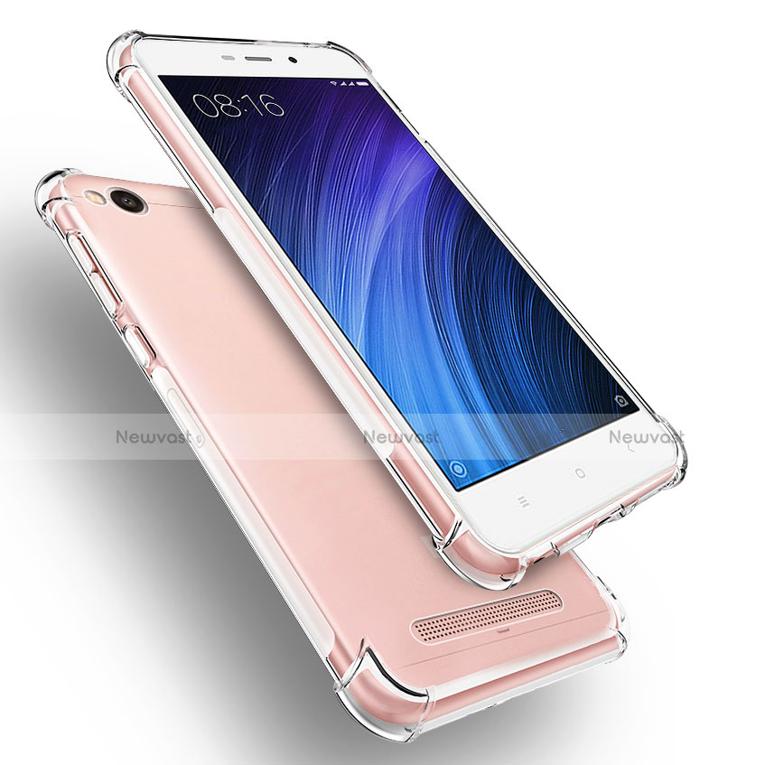 Ultra-thin Transparent TPU Soft Case T07 for Xiaomi Redmi 4A Clear