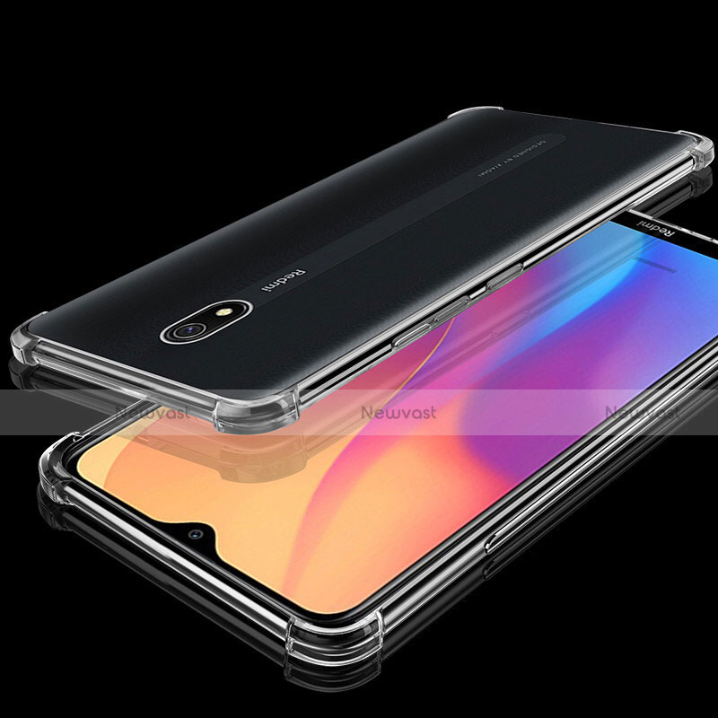 Ultra-thin Transparent TPU Soft Case T07 for Xiaomi Redmi 8A Clear