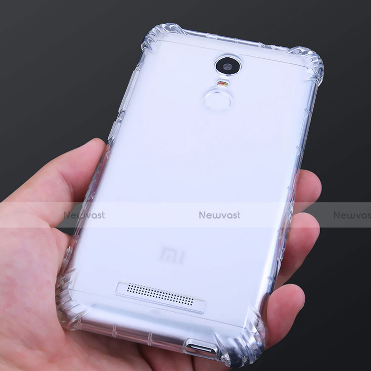 Ultra-thin Transparent TPU Soft Case T07 for Xiaomi Redmi Note 3 Clear