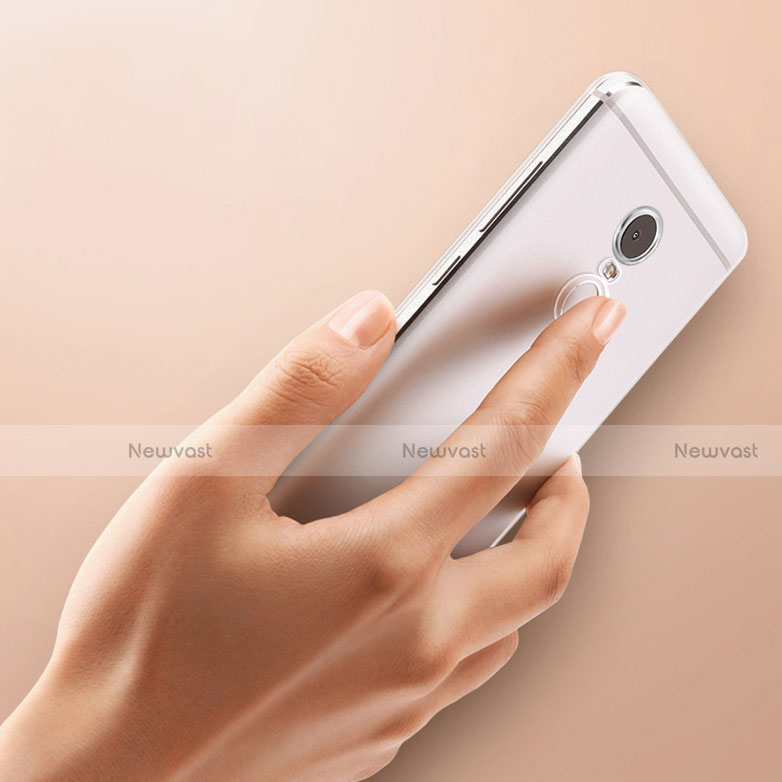 Ultra-thin Transparent TPU Soft Case T07 for Xiaomi Redmi Note 4 Clear