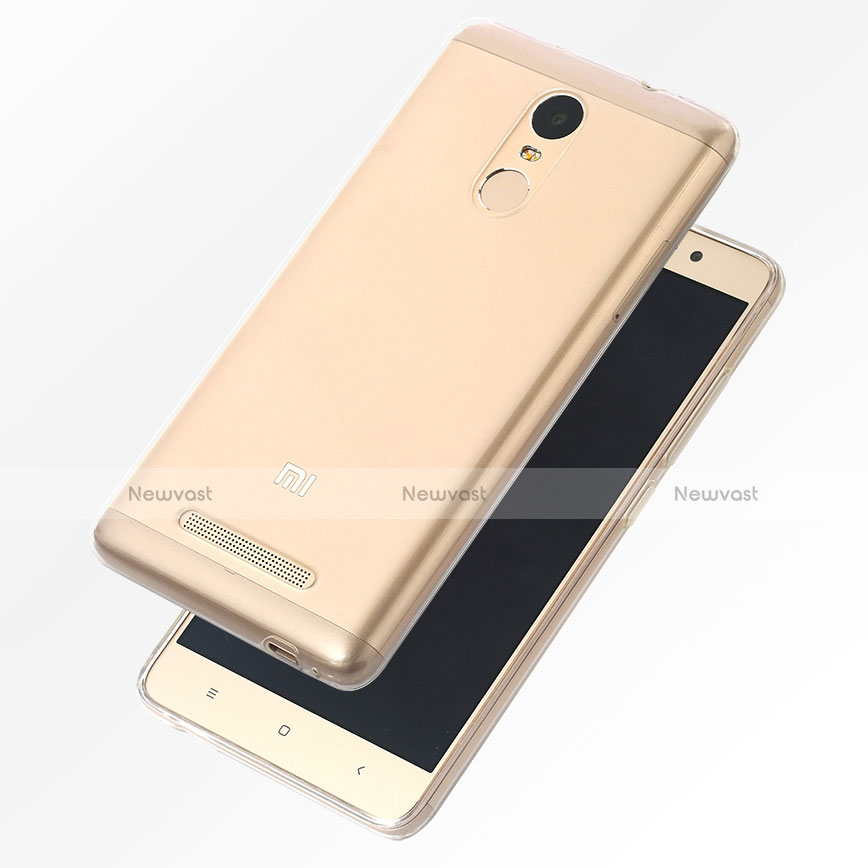 Ultra-thin Transparent TPU Soft Case T07 for Xiaomi Redmi Note 4 Standard Edition Clear
