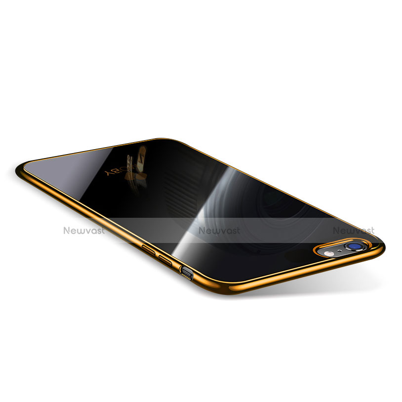 Ultra-thin Transparent TPU Soft Case T08 for Apple iPhone 6S Plus Gold