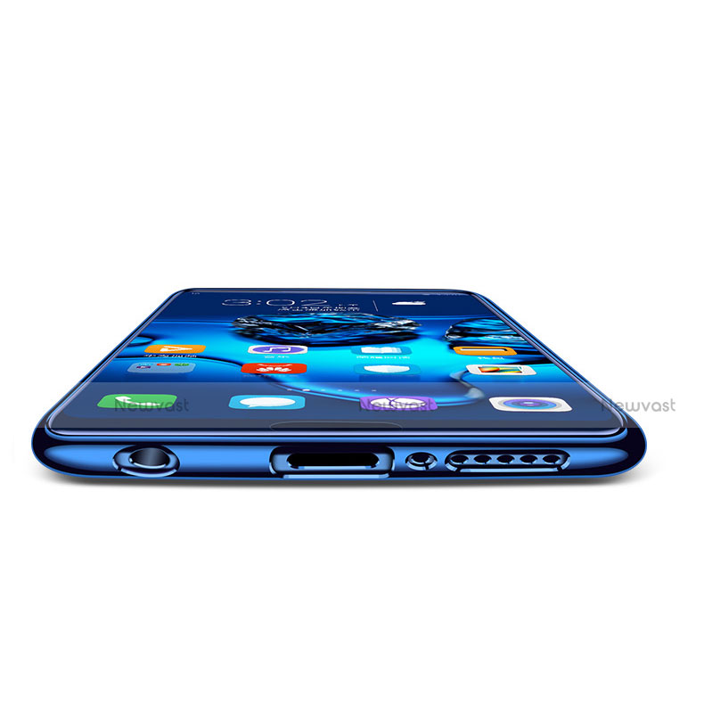 Ultra-thin Transparent TPU Soft Case T08 for Huawei Honor 10 Blue