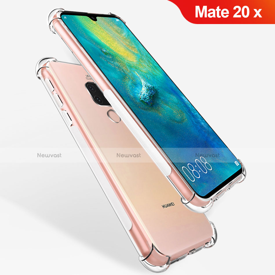 Ultra-thin Transparent TPU Soft Case T08 for Huawei Mate 20 X 5G Clear