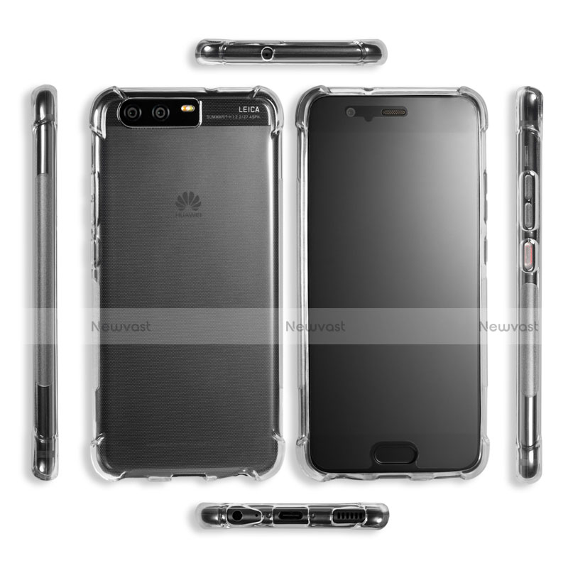 Ultra-thin Transparent TPU Soft Case T08 for Huawei P10 Plus Clear