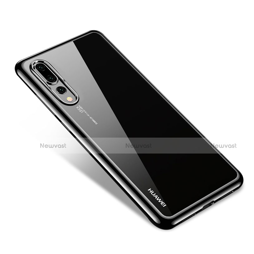 Ultra-thin Transparent TPU Soft Case T08 for Huawei P20 Pro Black