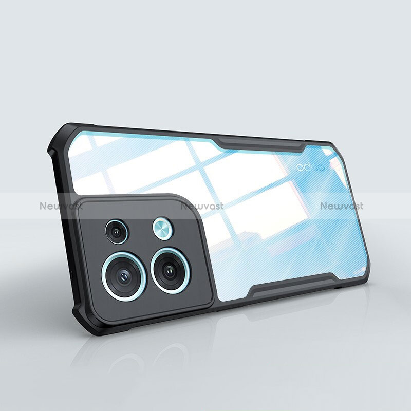 Ultra-thin Transparent TPU Soft Case T08 for Oppo Reno8 Pro 5G Black