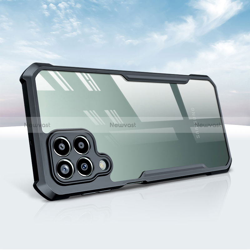 Ultra-thin Transparent TPU Soft Case T08 for Samsung Galaxy A12 Nacho Black