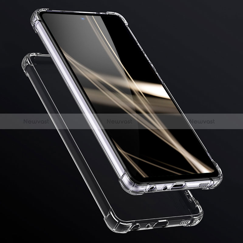 Ultra-thin Transparent TPU Soft Case T08 for Samsung Galaxy A52 5G Clear