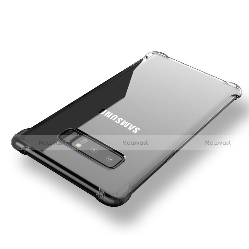 Ultra-thin Transparent TPU Soft Case T08 for Samsung Galaxy Note 8 Duos N950F Clear