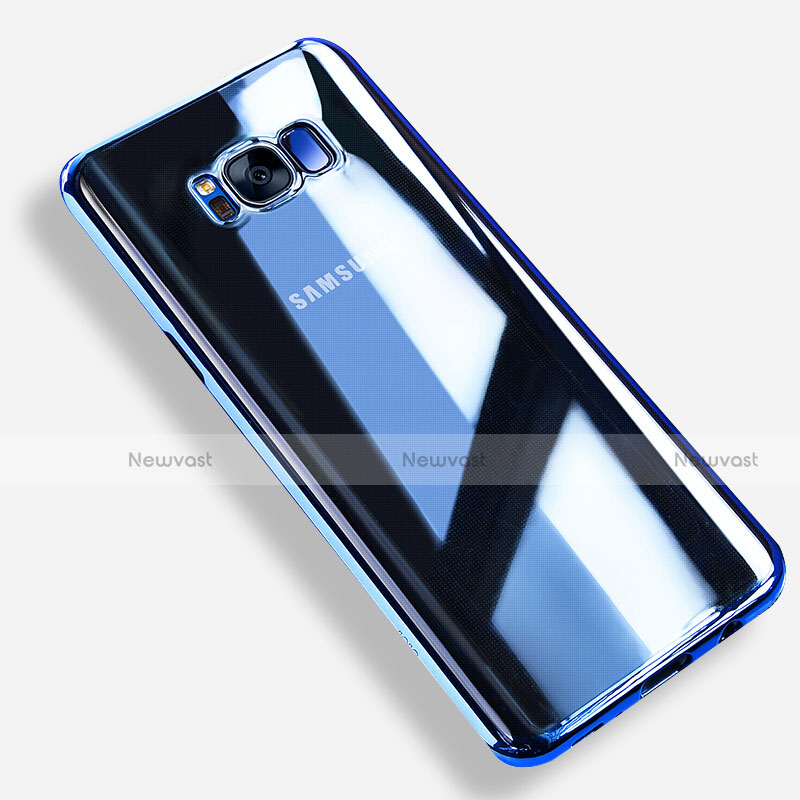 Ultra-thin Transparent TPU Soft Case T08 for Samsung Galaxy S8 Plus Blue