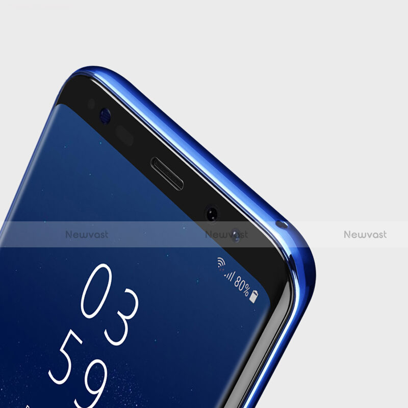 Ultra-thin Transparent TPU Soft Case T08 for Samsung Galaxy S8 Plus Blue