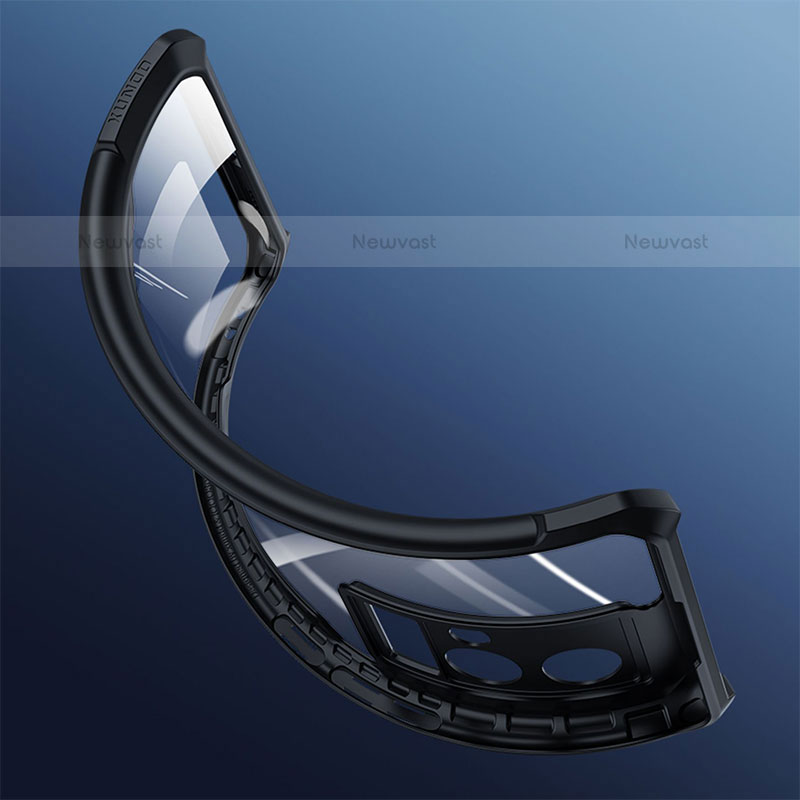 Ultra-thin Transparent TPU Soft Case T08 for Vivo iQOO 8 5G Black