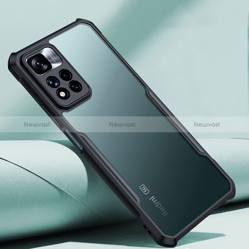 Ultra-thin Transparent TPU Soft Case T08 for Xiaomi Mi 11i 5G (2022) Black