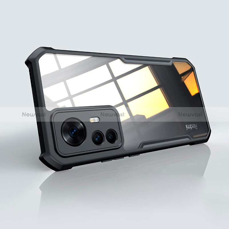 Ultra-thin Transparent TPU Soft Case T08 for Xiaomi Mi 12T Pro 5G Black