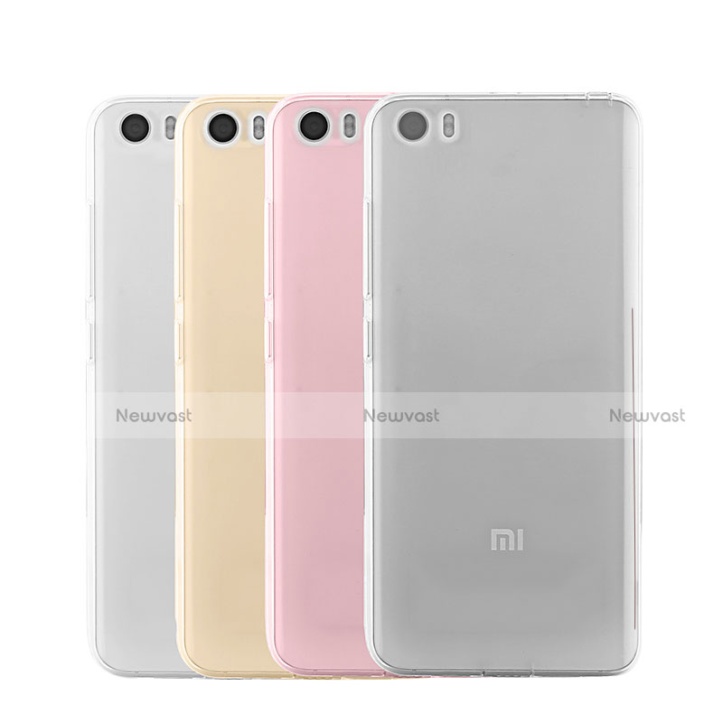 Ultra-thin Transparent TPU Soft Case T08 for Xiaomi Mi 5 Clear