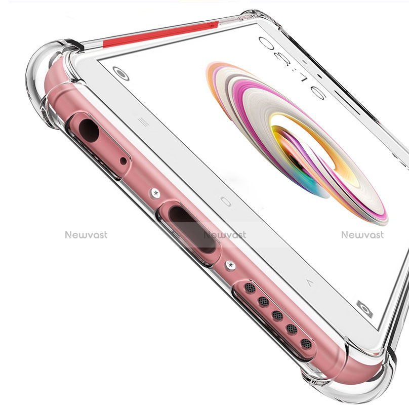 Ultra-thin Transparent TPU Soft Case T08 for Xiaomi Mi A1 Clear