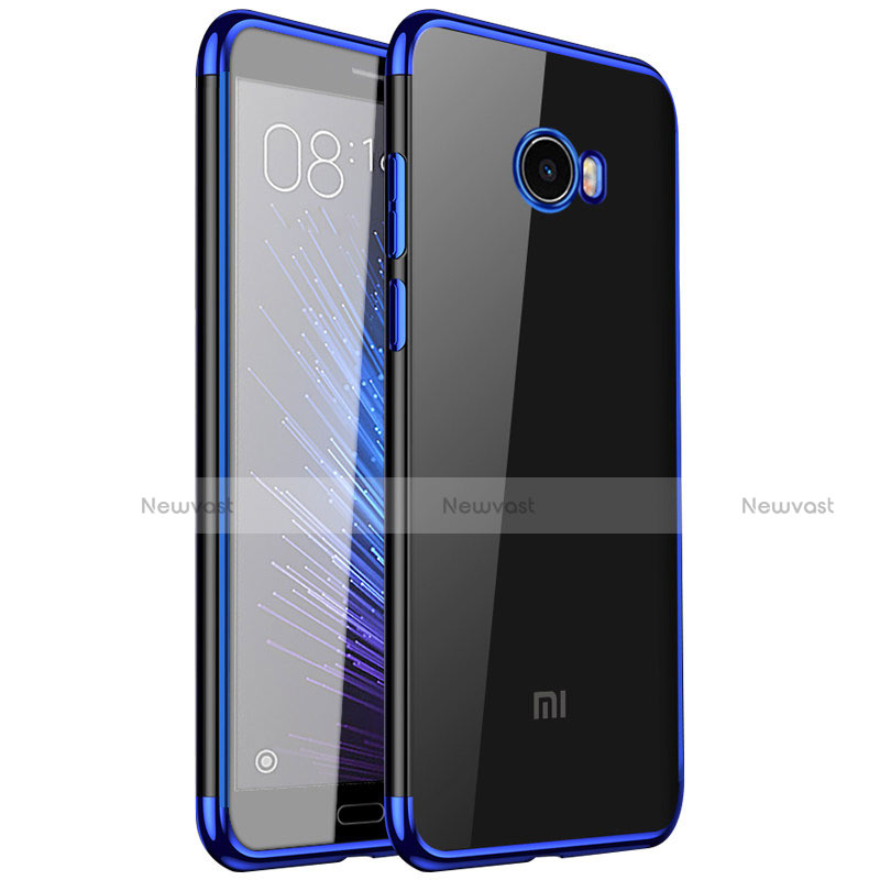 Ultra-thin Transparent TPU Soft Case T08 for Xiaomi Mi Note 2 Special Edition Blue