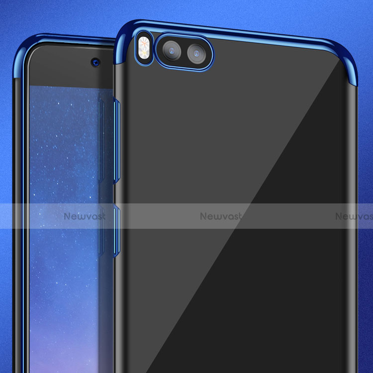 Ultra-thin Transparent TPU Soft Case T08 for Xiaomi Mi Note 3 Blue