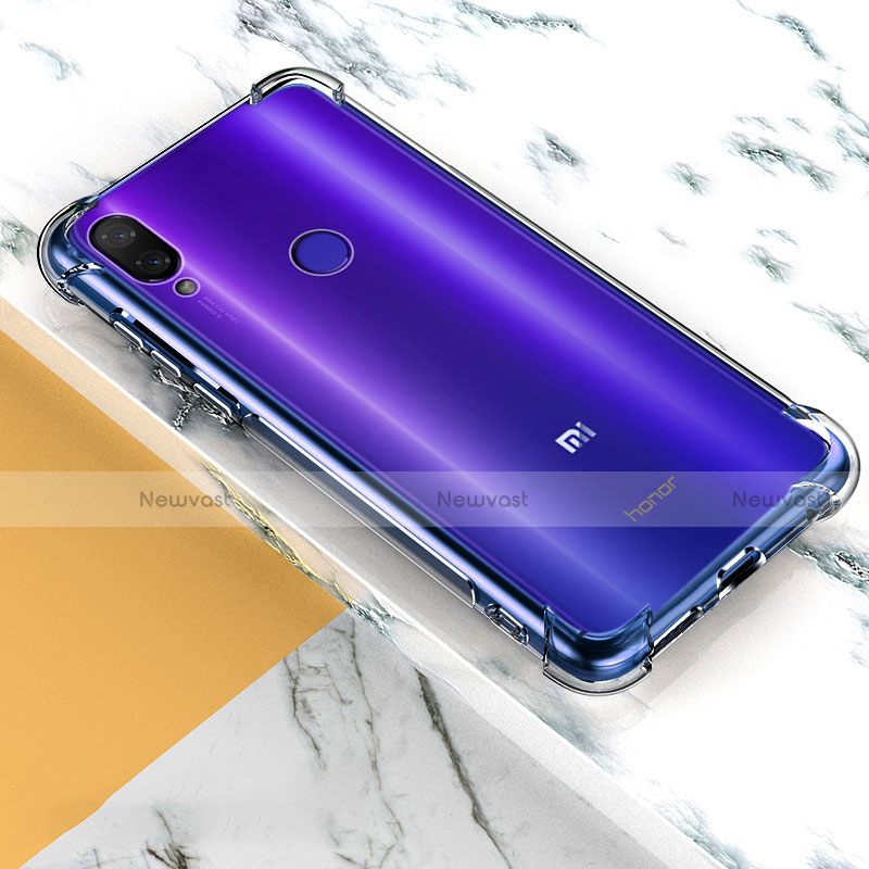 Ultra-thin Transparent TPU Soft Case T08 for Xiaomi Mi Play 4G Clear