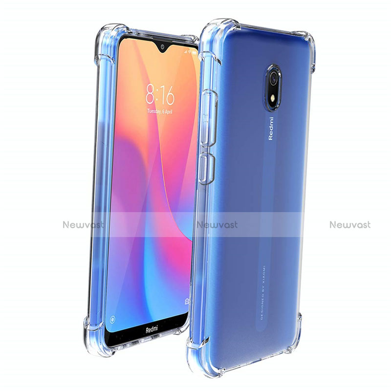 Ultra-thin Transparent TPU Soft Case T08 for Xiaomi Redmi 8A Clear