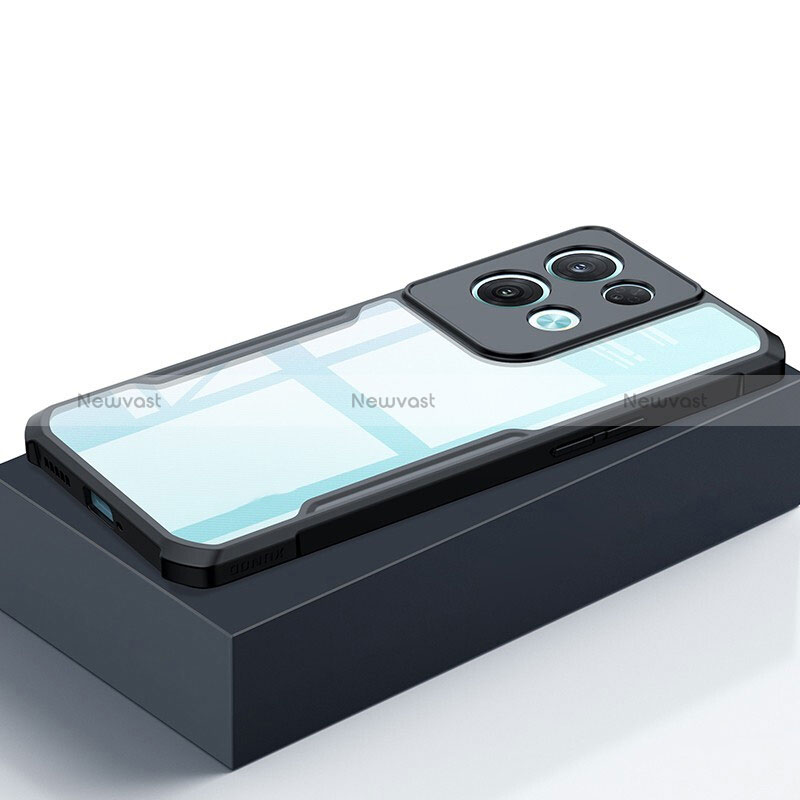Ultra-thin Transparent TPU Soft Case T08 for Xiaomi Redmi Note 13 5G Black