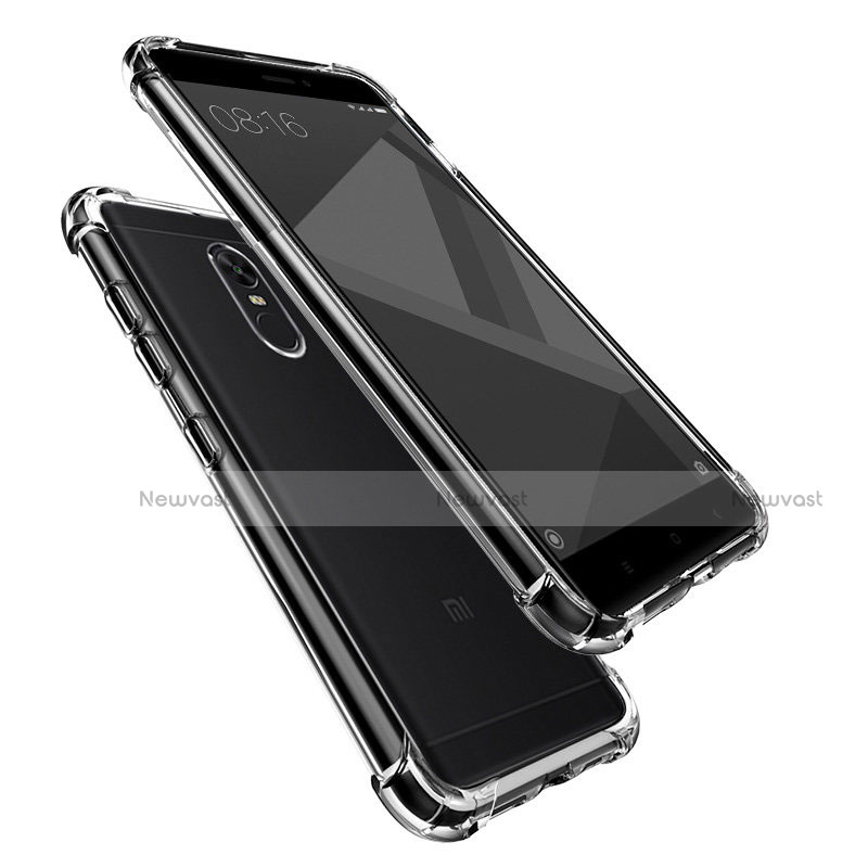 Ultra-thin Transparent TPU Soft Case T08 for Xiaomi Redmi Note 4 Clear