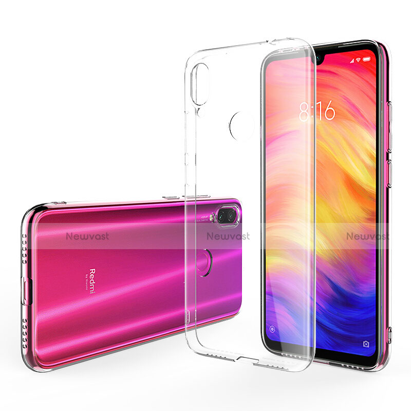 Ultra-thin Transparent TPU Soft Case T08 for Xiaomi Redmi Note 7 Clear