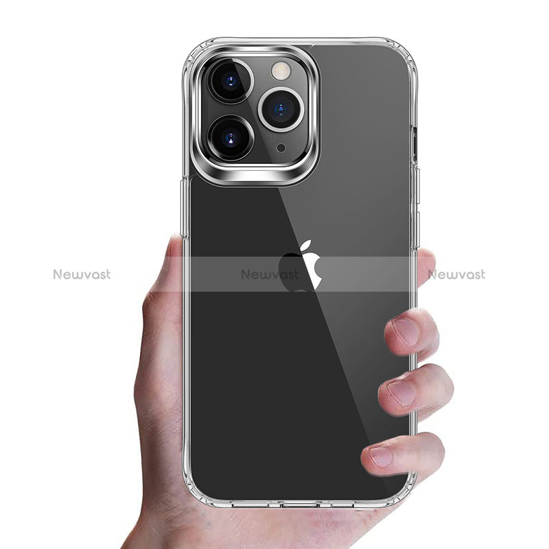 Ultra-thin Transparent TPU Soft Case T09 for Apple iPhone 14 Pro Max Clear