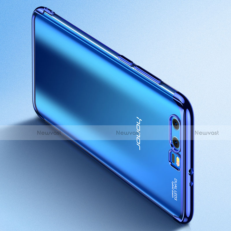 Ultra-thin Transparent TPU Soft Case T09 for Huawei Honor 9 Premium Blue