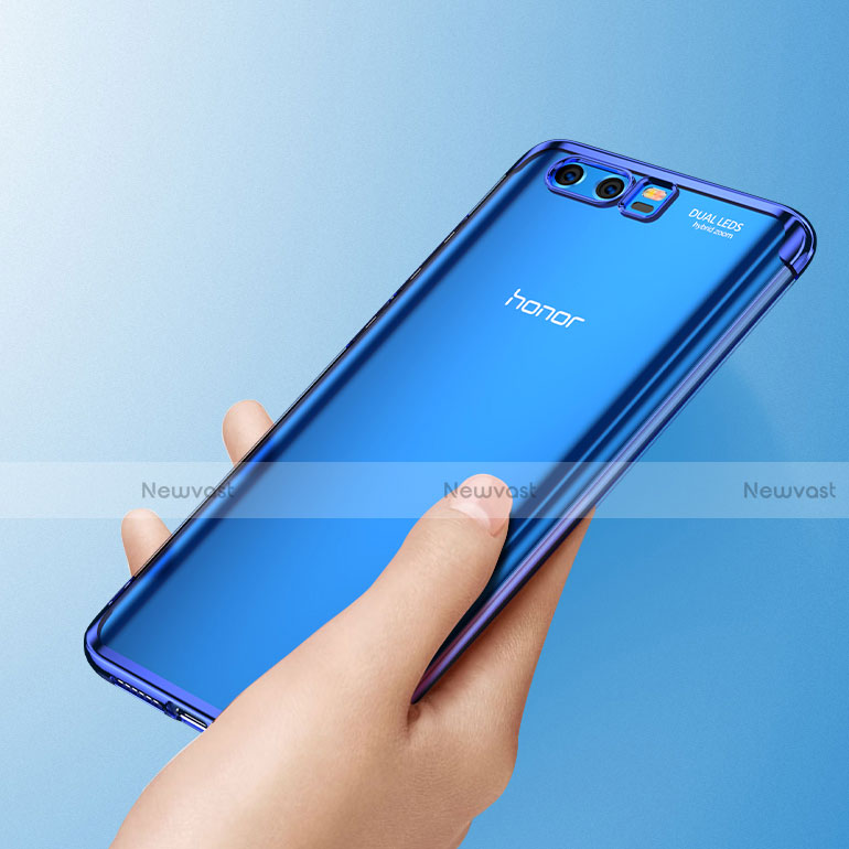 Ultra-thin Transparent TPU Soft Case T09 for Huawei Honor 9 Premium Blue